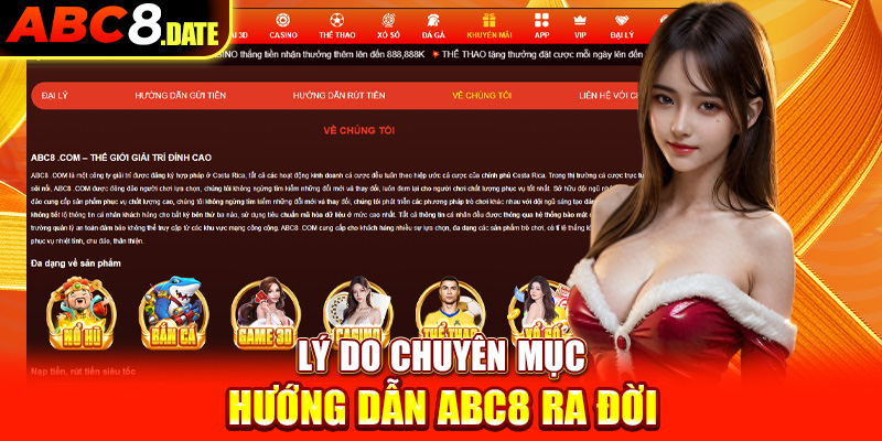 Lý do chuyên mục hướng dẫn ABC8 ra đời