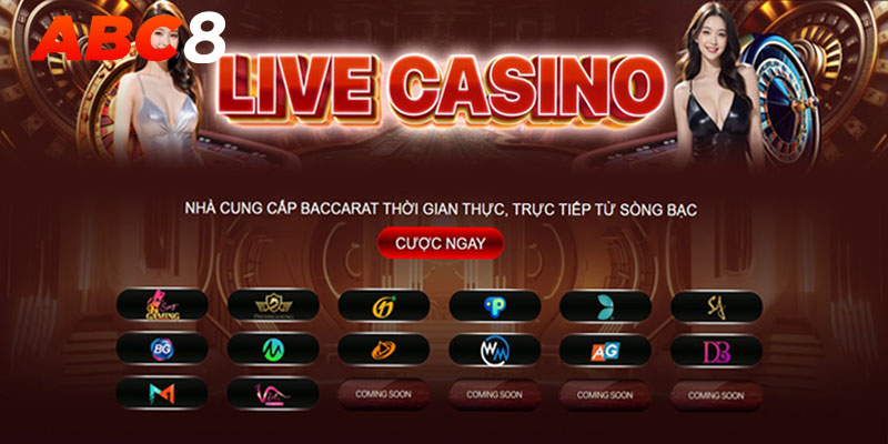 Trải nghiệm sảnh Casino online sống động